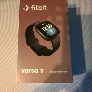 Brand New black Fitbit Versa 3